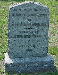 Stone Marker in Old South Cemetery